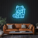 Lucky Cat Led Neon Sign Light