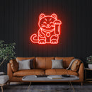 Lucky Cat Led Neon Sign Light