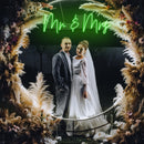 Mr Mrs Led Neon Sign Light