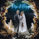 Mr Mrs Led Neon Sign Light