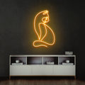 Minimalist Cat Led Neon Sign Light