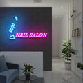 Nail Salon 1 Artwork Led Neon Sign Light, Nail Salon Decoration