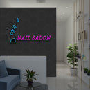 Nail Salon 1 Artwork Led Neon Sign Light, Nail Salon Decoration