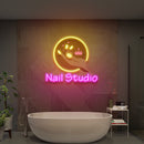 Nail Studio Artwork Led Neon Sign Light, Nail Salon Decoration