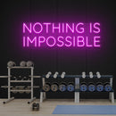 Nothing Is Impossible Led Neon Sign Light