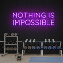 Nothing Is Impossible Led Neon Sign Light