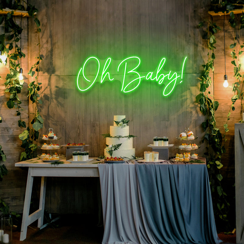 Oh Baby Led Neon Sign Light