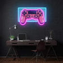 Pink Controller Art Work Led Neon Sign Light