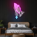 Praying Hands 1 Artwork Led Neon Sign Light
