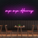 Sip Sip Hooray Led Neon Sign Light