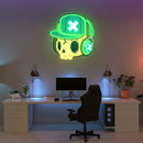 Skull And Headphones Art Work Led Neon Sign Light