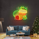Sock of gifts Art worK Led Neon Sign Light