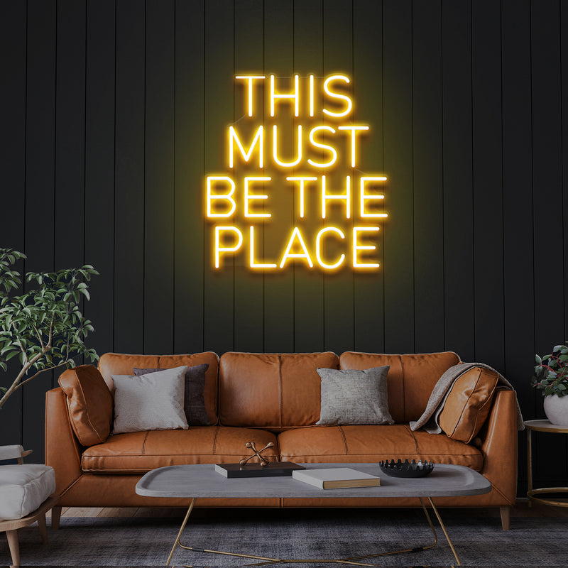 This Must Be The Place Led Neon Sign Light