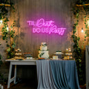 Til Death Do Us Party Led Neon Sign Light