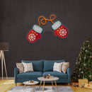 Vibrant Noel Red Gloves Art Work Led Neon Sign Light