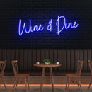 Wine Dine Led Neon Sign Light
