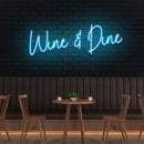 Wine Dine Led Neon Sign Light
