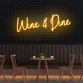 Wine Dine Led Neon Sign Light