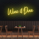 Wine Dine Led Neon Sign Light