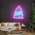 Xmas on tree Art Work Led Neon Sign Light