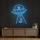 Alien Spaceship Led Neon Sign Light