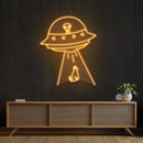 Alien Spaceship Led Neon Sign Light