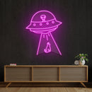 Alien Spaceship Led Neon Sign Light
