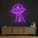 Alien Spaceship Led Neon Sign Light