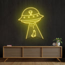 Alien Spaceship Led Neon Sign Light