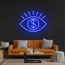 All Eye See Is Money Led Neon Sign Light