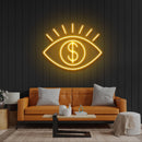 All Eye See Is Money Led Neon Sign Light