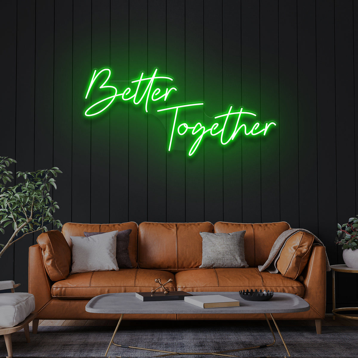Better Together LED Neon Sign Light for Wedding Decoration