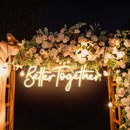 Custom Neon Sign Wedding, Better Together Neon Sign, Wedding Sign