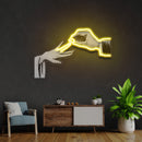 Hand Couple Artwork Led Neon Sign Light