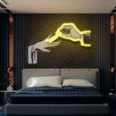 Hand Couple Artwork Led Neon Sign Light