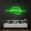 Biting Lipsred Led Neon Sign Light