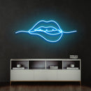 Biting Lipsred Led Neon Sign Light