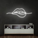 Biting Lipsred Led Neon Sign Light