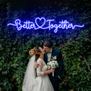 Better Together 3 Wedding Led Neon Sign Light