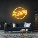 Blue Moon Led Neon Sign Light