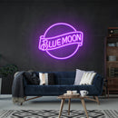 Blue Moon Led Neon Sign Light