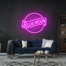 Blue Moon Led Neon Sign Light