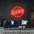 Blue Moon Led Neon Sign Light