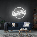 Blue Moon Led Neon Sign Light