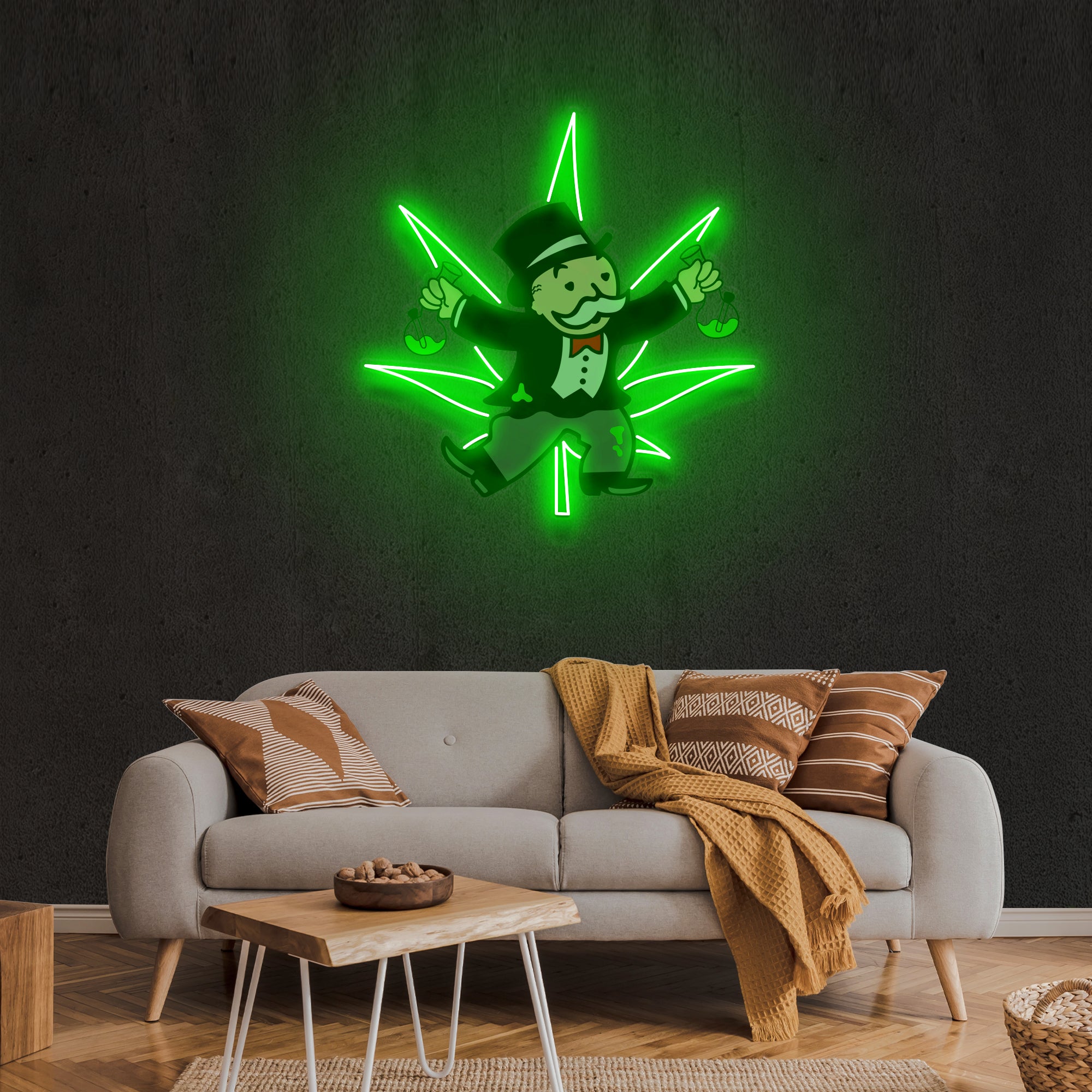 Monopoly Artwork LED Neon Sign Light