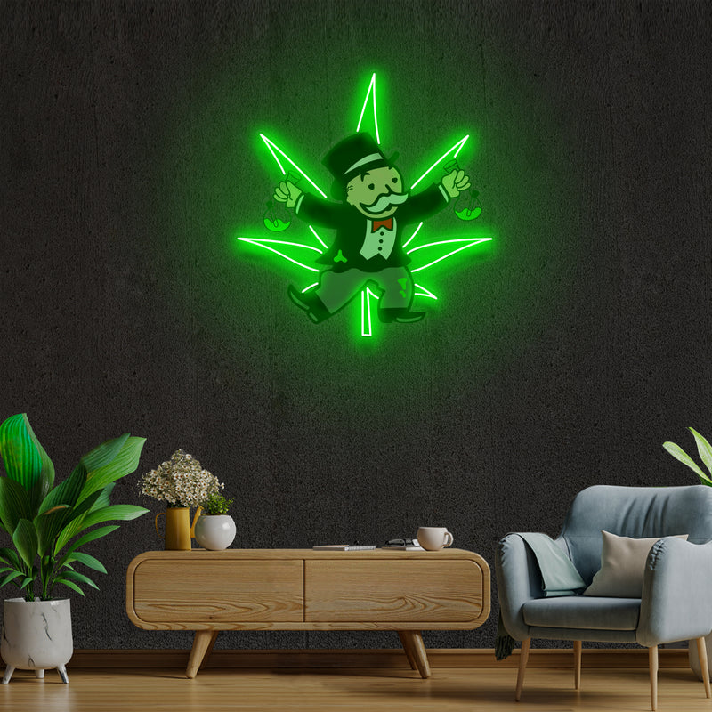 Monopoly Artwork LED Neon Sign Light