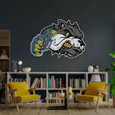 Bulldog Cartoon Artwork Led Neon Sign Light