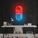 Chill Pill 2 Artwork Led Neon Sign Light