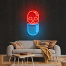 Chill Pill 2 Artwork Led Neon Sign Light