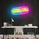 Chill Pill Artwork Led Neon Sign Light